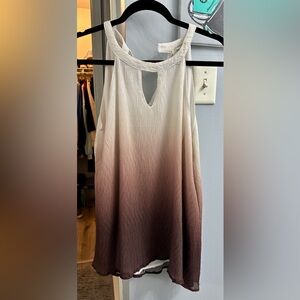 Ombré tank purchased from a Boutique.